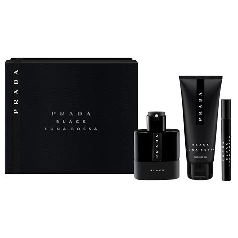 prada luna rossa black gift set